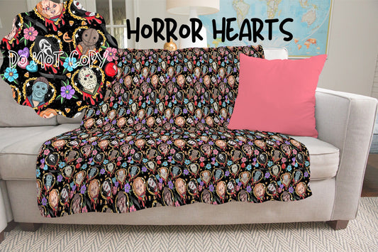 HORROR HEARTS- GIANT SHAREABLE THROW BLANKETS PREORDER CLOSING 1/12