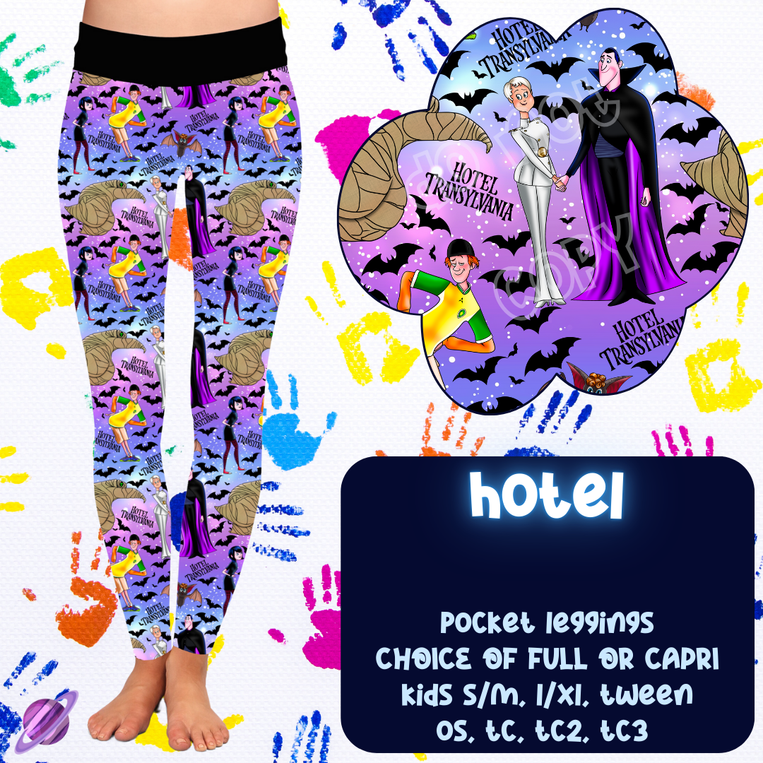 HOTEL - FUN KIDS RUN -  LEGGING/CAPRI PREORDER CLOSING 11/5