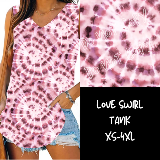 LOVE SWIRL-PPO7 RUN-V-NECK TANK PREORDER CLOSING 11/17 ETA DEC/JAN