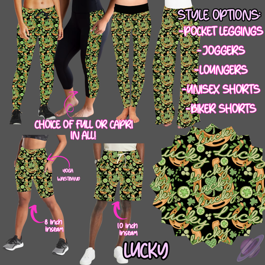 LUCKY-6 STYLES OF BOTTOMS-PREORDER CLOSING 2/17