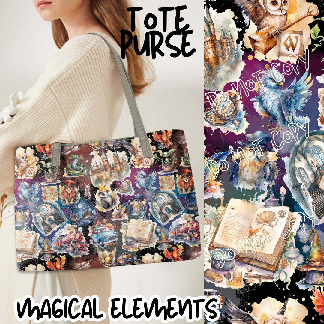 BAG RUN 2 - MAGICAL ELEMENTS - TOTE PURSE - PREORDER CLOSING 8/29 ETA END OF OCT/EARLY NOV