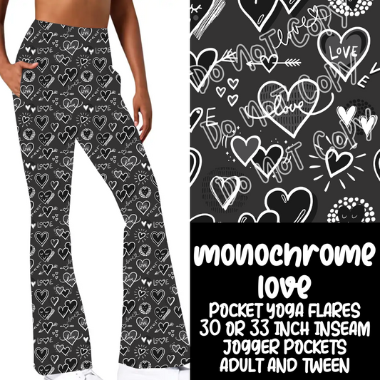 MONOCHROME LOVE -YOGA FLARES - FLARES 4 - PREORDER CLOSING 11/24 ETA JANUARY