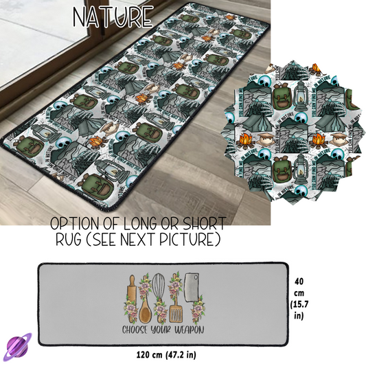 NATURE- SHORT/LONG FLOOR MAT PREORDER CLOSING 1/14