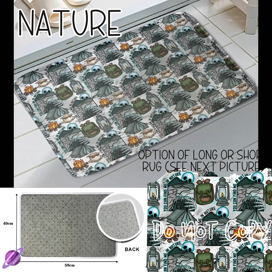 NATURE- SHORT/LONG FLOOR MAT PREORDER CLOSING 1/14