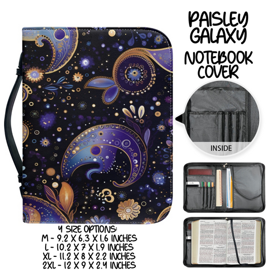 PAISLEY GALAXY - NOTEBOOK COVERS PREORDER CLOSING 10/5 ETA EARLY DEC