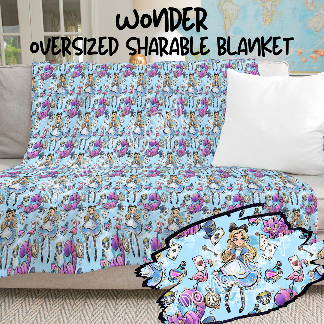 WONDER - GIANT SHAREABLE THROW BLANKETS-PREORDER CLOSING 8/22 ETA END OCT/ EARLY NOV