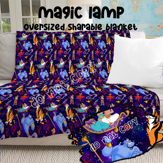 MAGIC LAMP - GIANT SHAREABLE THROW BLANKETS-PREORDER CLOSING 10/17 ETA END DEC