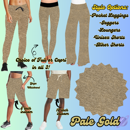 COLORFUL DENIM RERUN-PALE GOLD-BOTTOMS 5 STYLES-PREORDER CLOSING 7/25