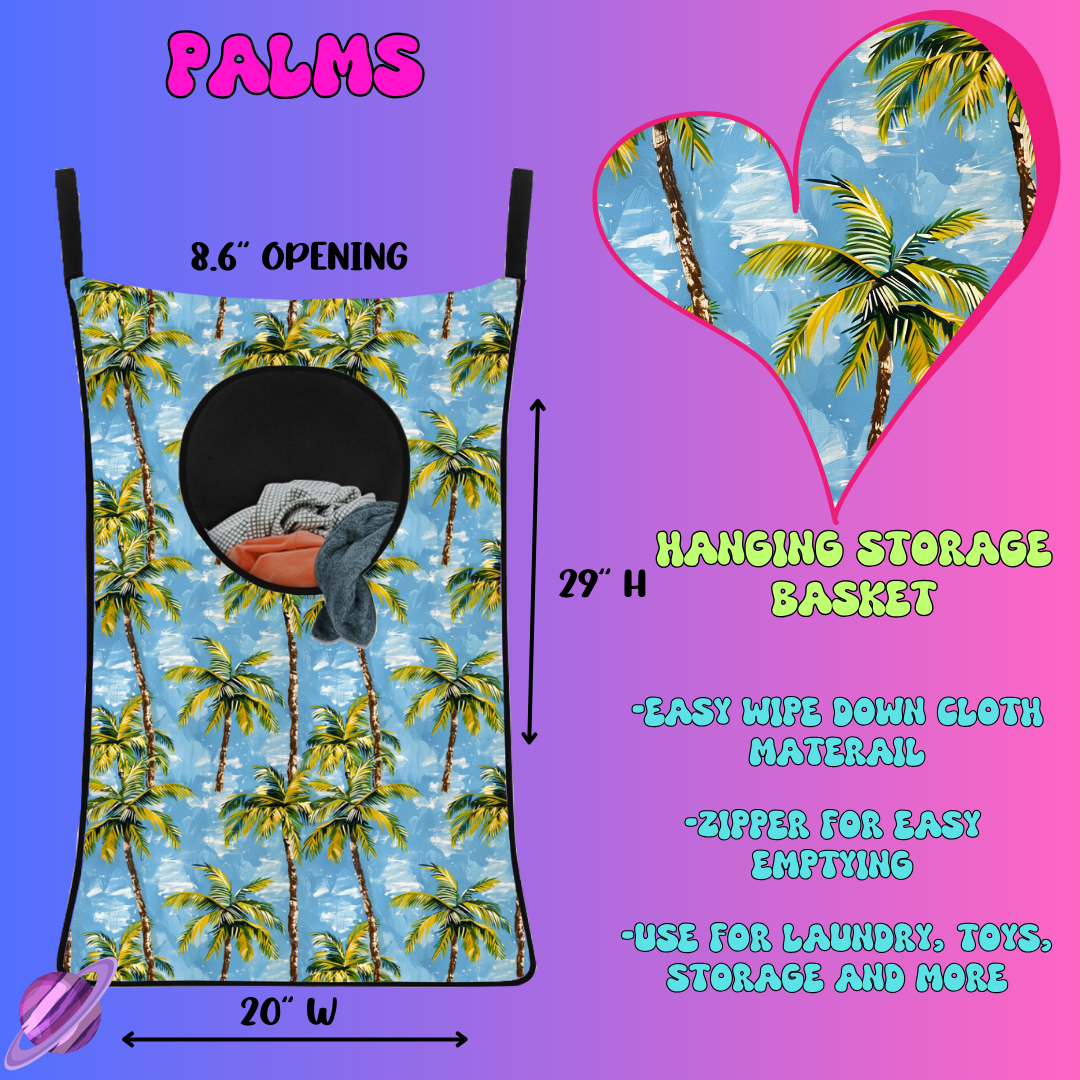 PALMS-HANGING STORAGE BASKET-PREORDER CLOSING 4/1 ETA JUNE