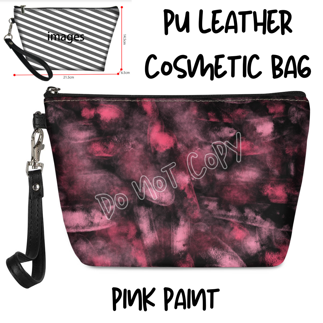 BAG RUN 2 - PINK PAINT - COSMETIC BAG - PREORDER CLOSING 8/29 ETA END OF OCT/EARLY NOV