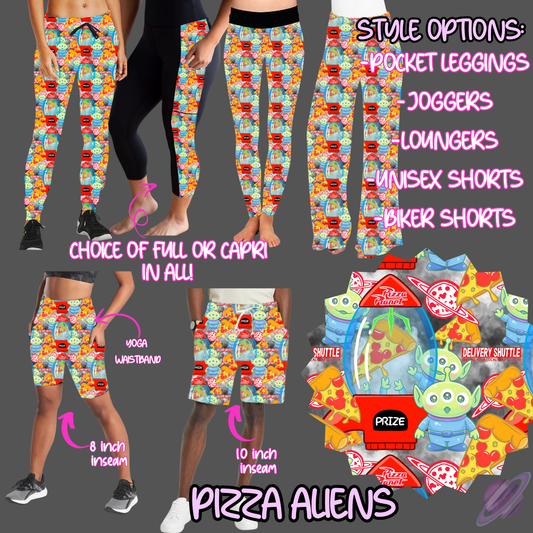 PIZZA ALIENS-6 STYLES OF BOTTOMS-PREORDER CLOSING 2/17