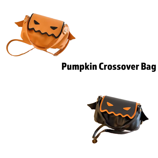 Pre-Order Crossbody Halloween Pumpkin Purse in Black or Orange 8/16/24