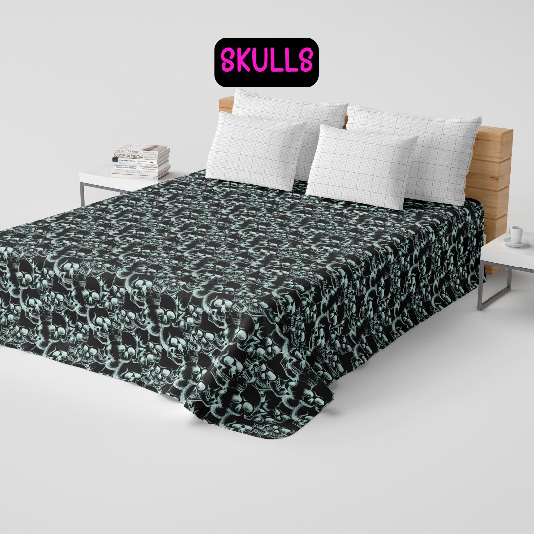 SKULLS - CUSTOM QUILTS RUN 5 - PREORDER CLOSING 10/15