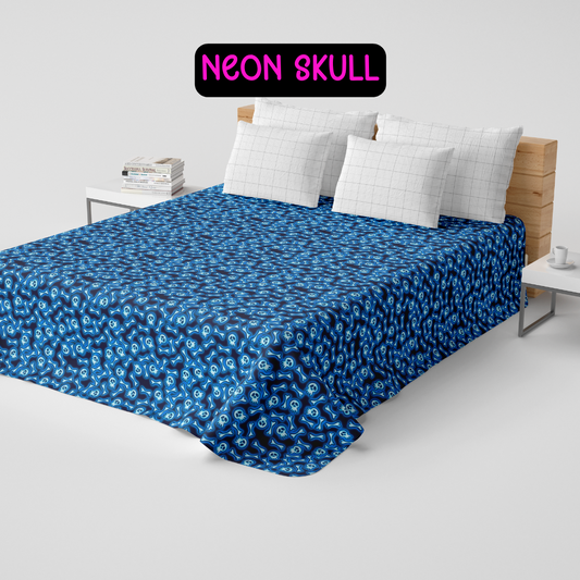 NEON SKULLS - CUSTOM QUILTS RUN 5 - PREORDER CLOSING 10/15