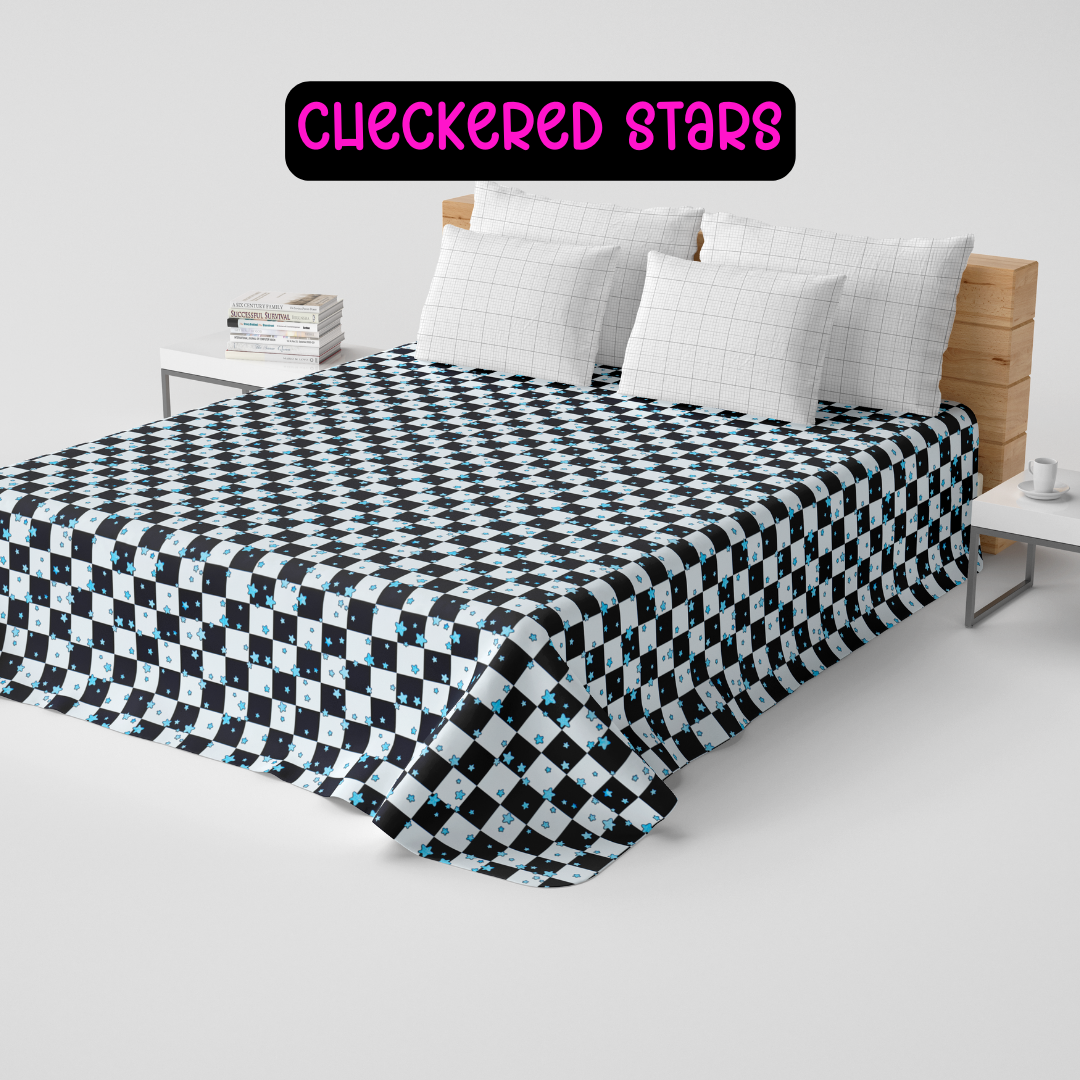 CHECKERED STARS - CUSTOM QUILTS RUN 5 - PREORDER CLOSING 10/15