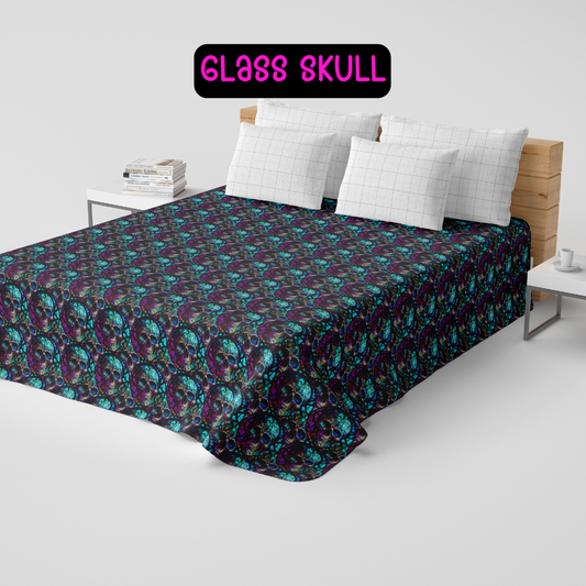 GLASS SKULL - CUSTOM QUILTS RUN 5 - PREORDER CLOSING 10/15