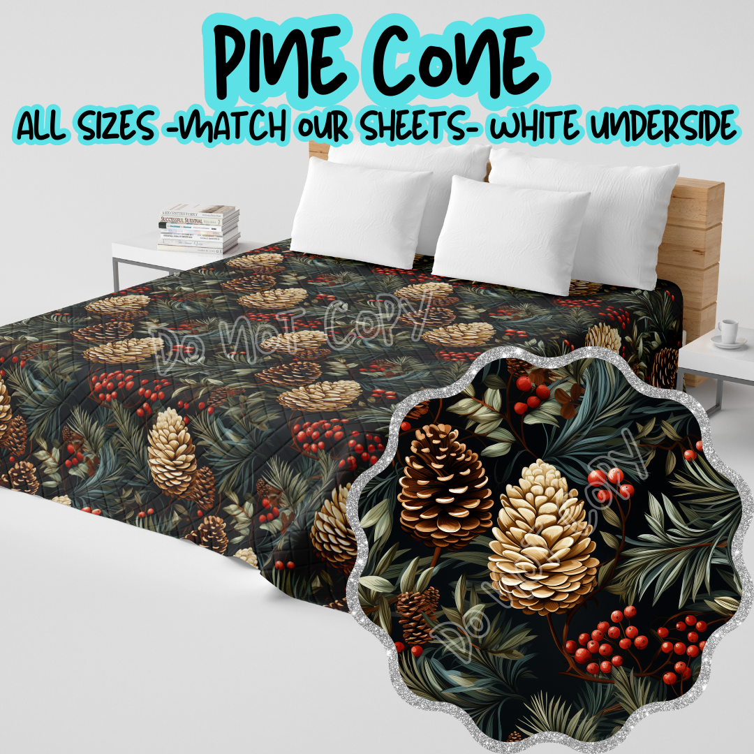 PINE CONE - CUSTOM QUILTS RUN 6 - PREORDER CLOSING 11/3