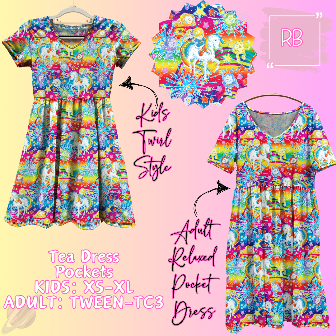 RB - Adult & Kids - Magical Tea Dress Run- Preorder Closing 1/29