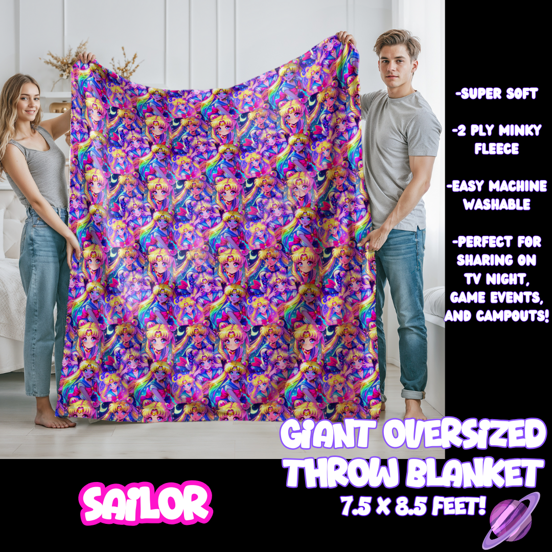 SAILOR - GIANT SHAREABLE THROW BLANKETS ROUND 10-PREORDER CLOSING 12/2