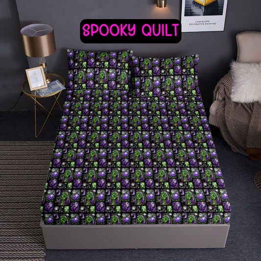 SPOOKY QUILT - CUSTOM SHEET SETS RUN 5 - PREORDER CLOSING 10/15