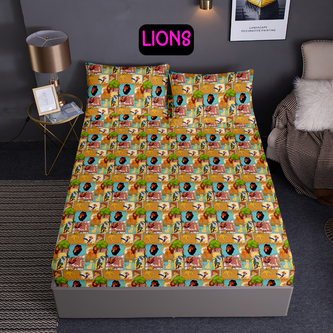 LIONS - CUSTOM SHEET SETS RUN 5 - PREORDER CLOSING 10/15