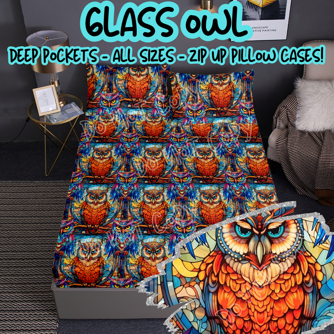 GLASS OWL - CUSTOM SHEET SETS RUN 6 - PREORDER CLOSING 11/3