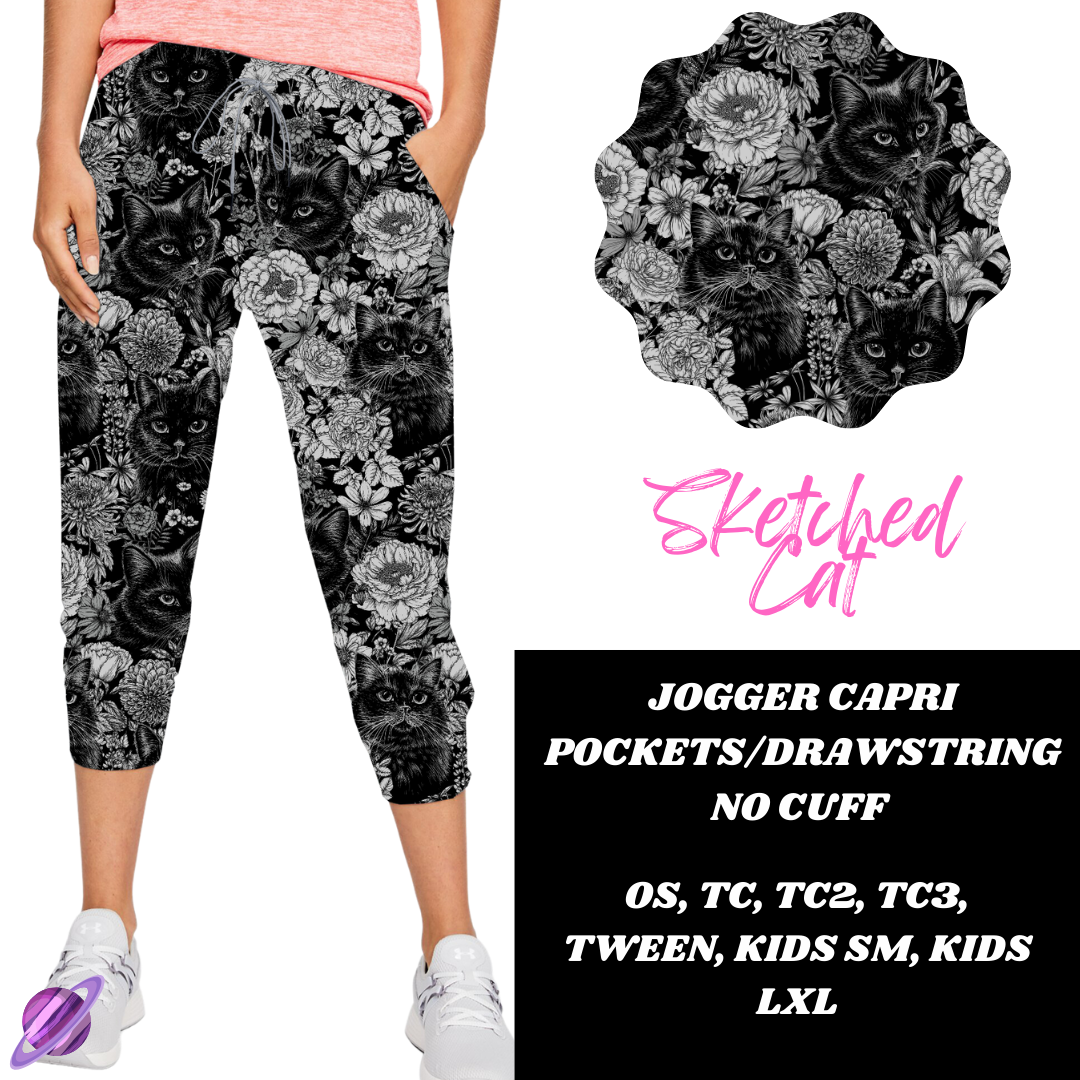 SKETCHED CAT- SUMMER RUN- PREORDER CLOSING 4/24