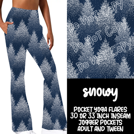 SNOWY -YOGA FLARES - FLARES 4 - PREORDER CLOSING 11/24 ETA JANUARY