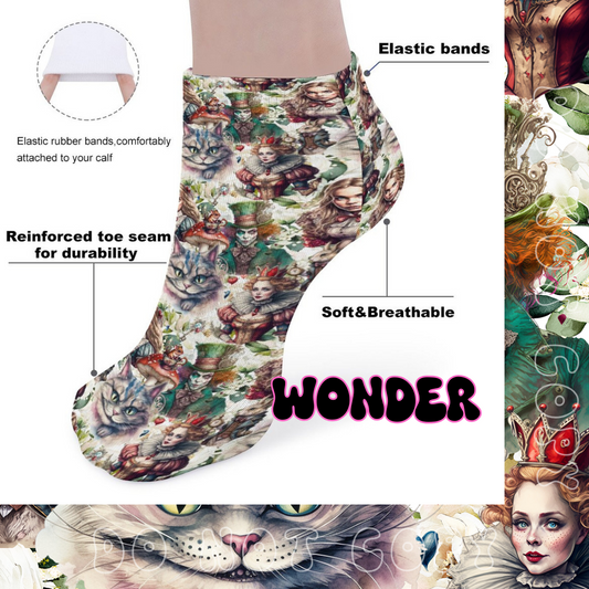 WONDER - CUSTOM PRINTED SOCKS PREORDER CLOSING 11/1 ETA END DEC/EARLY JAN