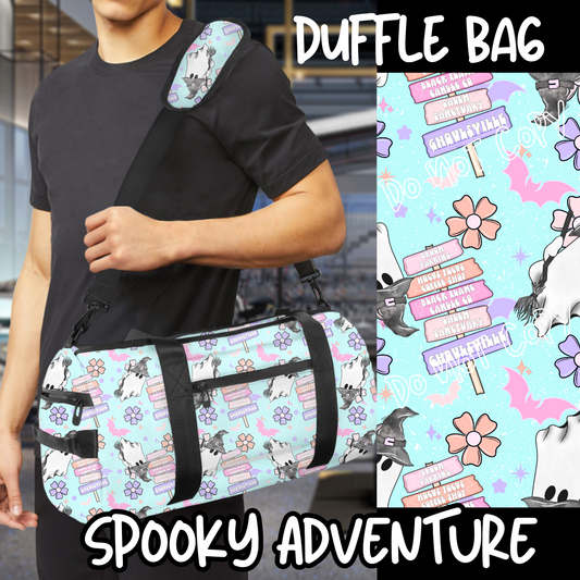 SPOOKY ADVENTURE   - BAG RUN 3 - DUFFLE BAG - PREORDER CLOSING 10/22