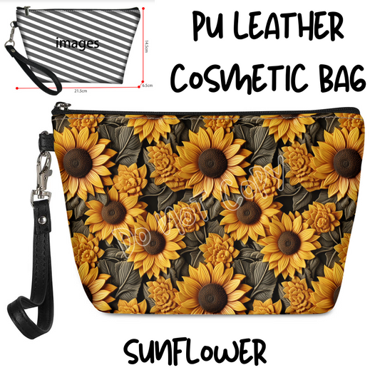 BAG RUN 2 - SUNFLOWER - COSMETIC BAG - PREORDER CLOSING 8/29 ETA END OF OCT/EARLY NOV