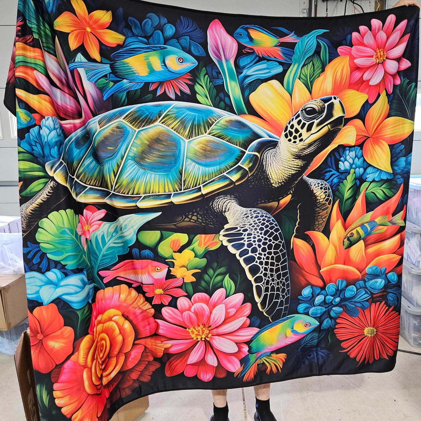 BRAVE WINGS - SOFT BLACK FLEECE THROWS RUN 12-PREORDER CLOSING 9/22