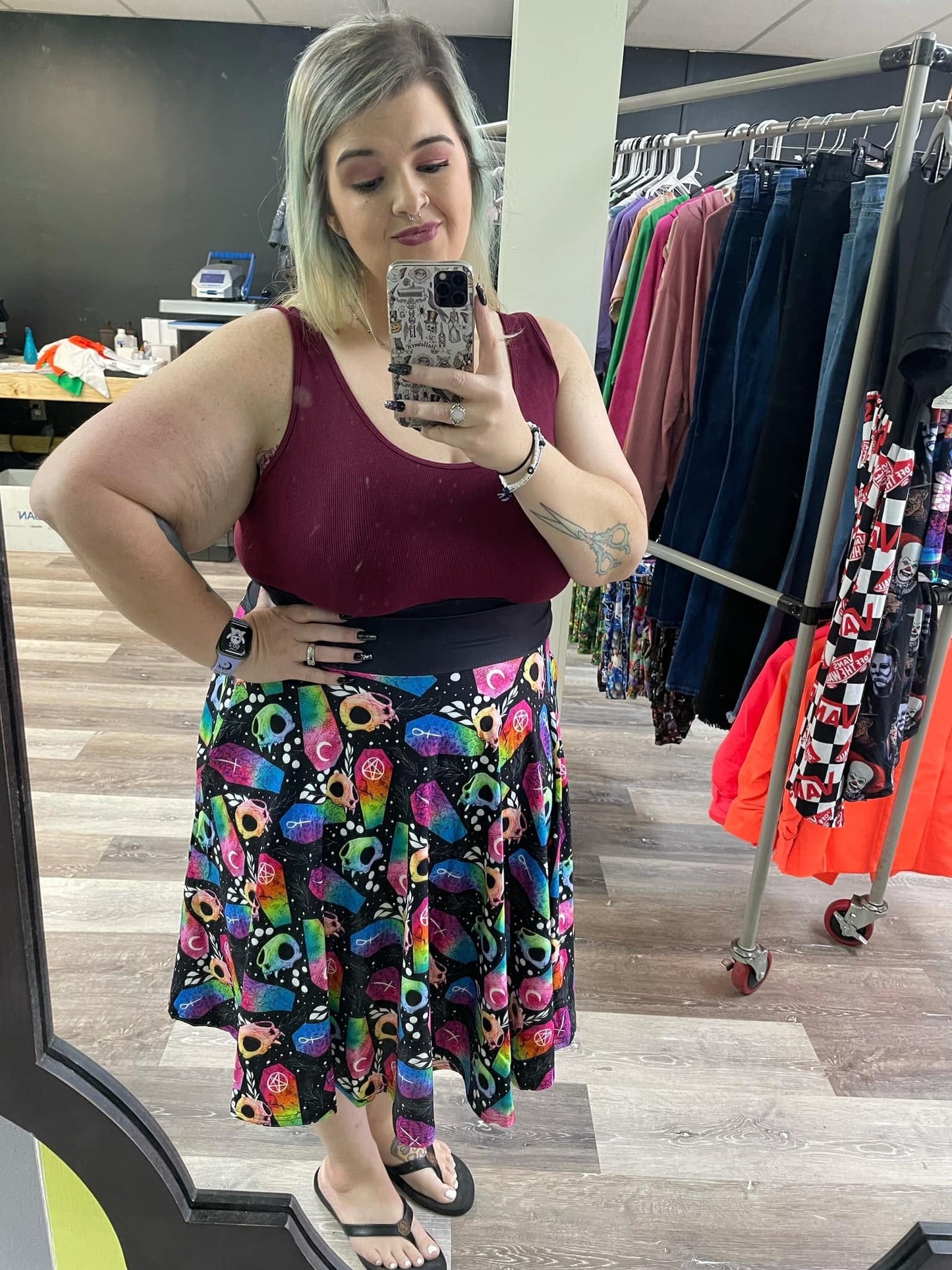 TOR'S FLOWERS - DIPPED SWING SKIRTS - PREORDER CLOSING 3/4 ETA MAY