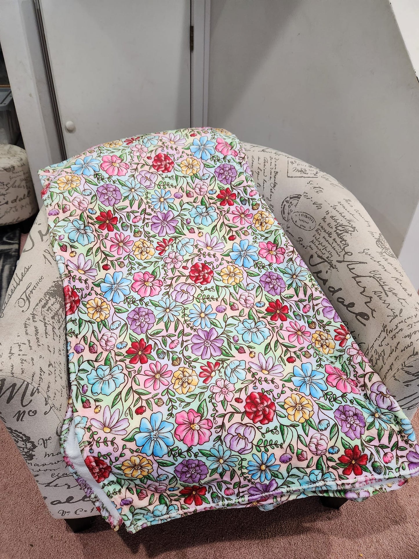 FLORAL FAIRY- GIANT SHAREABLE THROW BLANKETS PREORDER CLOSING 1/12