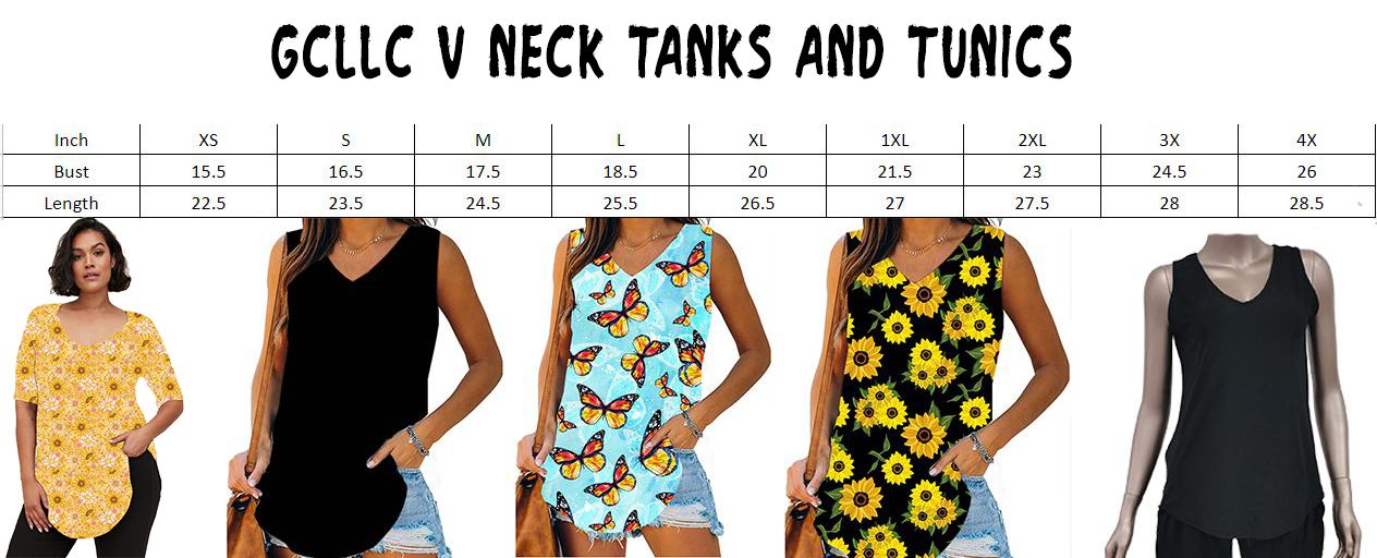 GOLDEN INK FLORAL-PPO8 RUN-V-NECK TANK PREORDER CLOSING 1/17 ETA APRIL