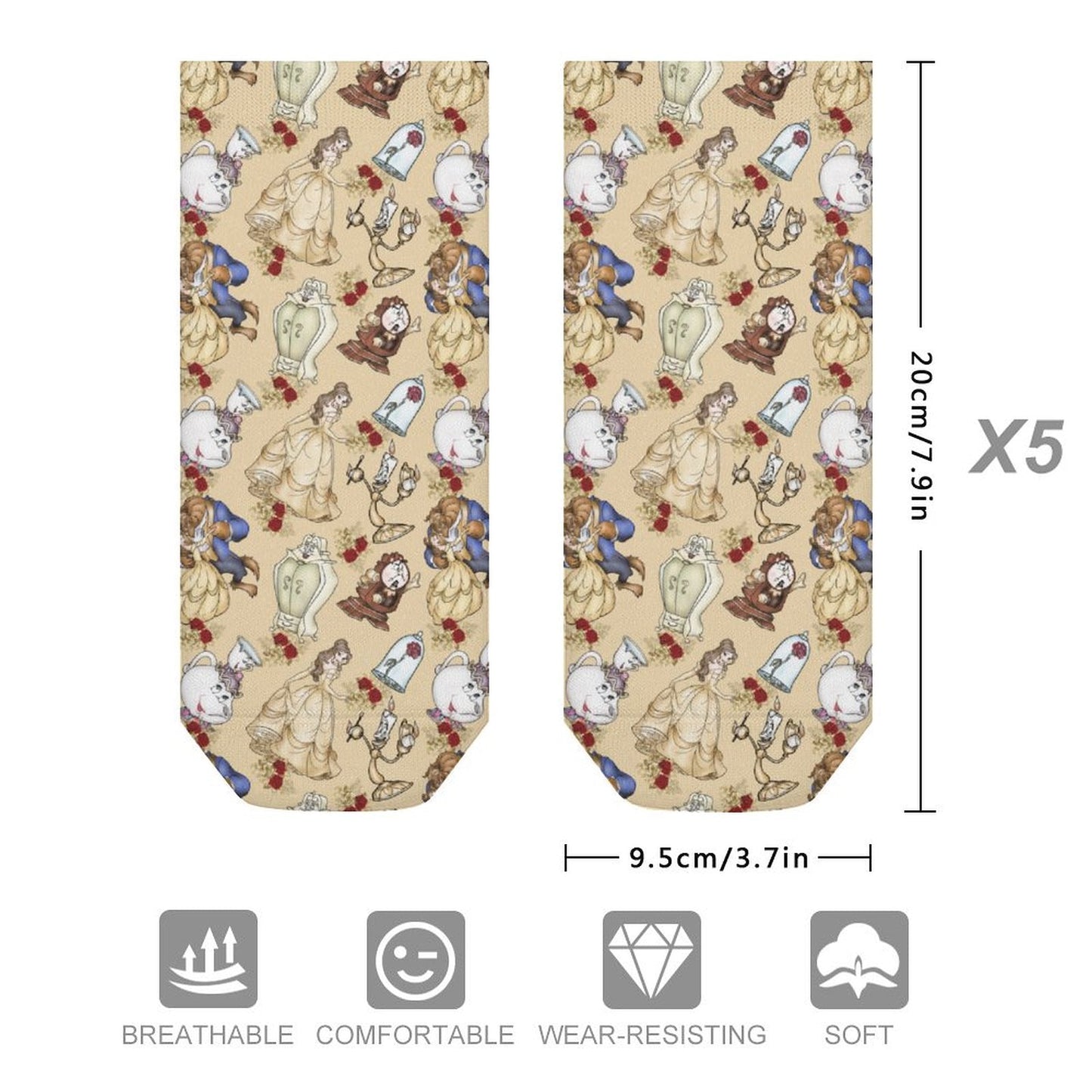 VDAY GNOMES - CUSTOM PRINTED SOCKS ROUND 2 PREORDER CLOSING 12/29 ETA FEB