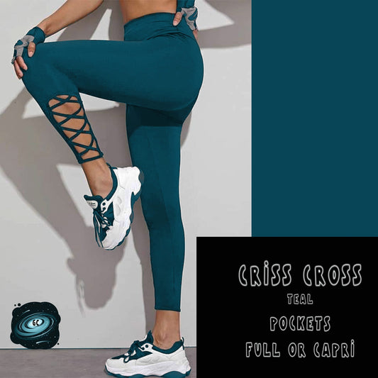 CRISS CROS RUN- TEAL