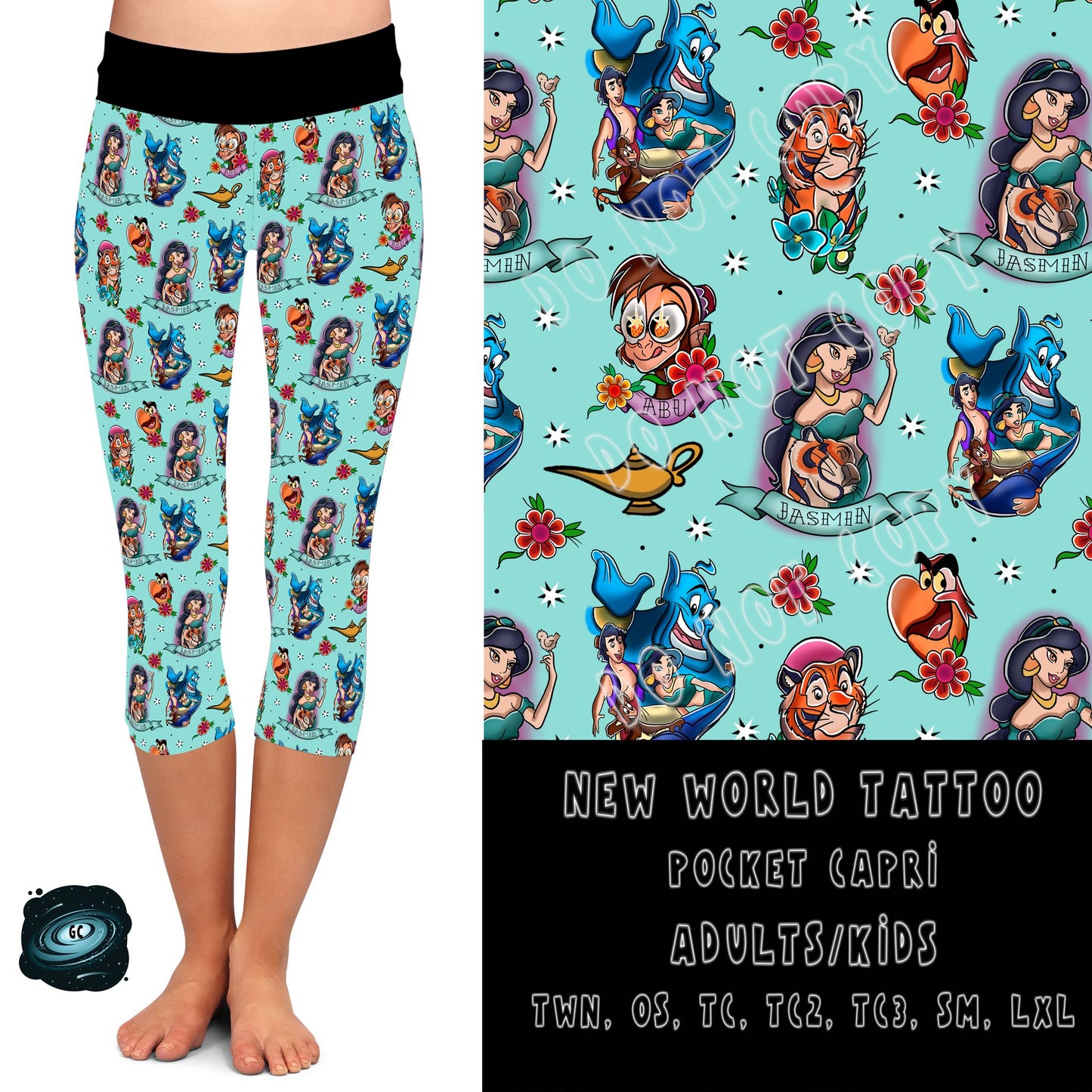 TATTOO RUN- NEW WORLD- POCKET LEGGING/JOGGER