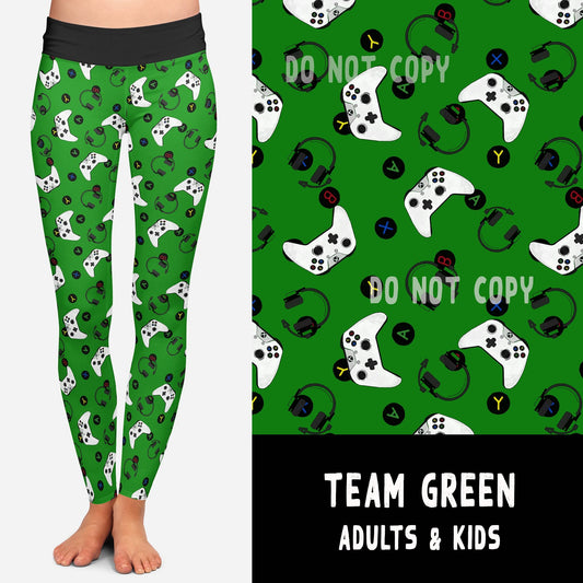 BATCH 61-TEAM GREEN LEGGINGS/JOGGERS